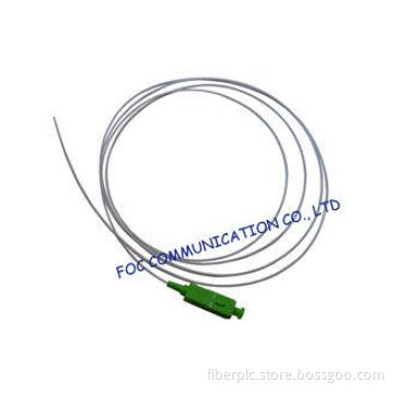 OEM G.652D White Fiber Optic Pigtail Simplex For Telecommun